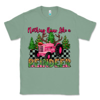 Sage nothing runs like a reindeer Classic Tee - MaliasSmallBusiness