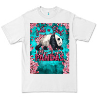 White just a girl who loves pandas Premium Tee - LillyAllenDesigns