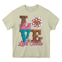 Mossy valentines day love like jesus Heavy Core Tee - AdoDesignShop