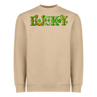 Mushroom st. patrick's day lucky with clovers and horseshoe Heavyweight Sweatshirt - RanaPortraitStore