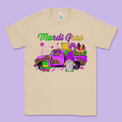 Mardi Gras Truck Gnome Classic Tee Designed By Jahusdesignshop