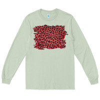 Matcha pink leopard background Long Sleeve Tee - RanaPortraitStore