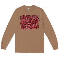 Toasted Coconut pink leopard background Long Sleeve Tee - RanaPortraitStore