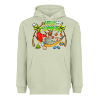 Matcha Hello Summer Heavyweight Hoodie - CowCowDesign