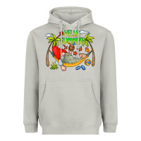 Moon Dust Hello Summer Heavyweight Hoodie - CowCowDesign