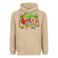 Mushroom Hello Summer Heavyweight Hoodie - CowCowDesign