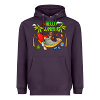 Plum Hello Summer Heavyweight Hoodie - CowCowDesign