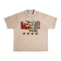 French Oak love christmas Urban Heavy Tee - MaliasSmallBusiness
