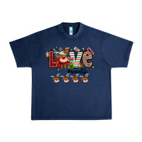 Navy love christmas Urban Heavy Tee - MaliasSmallBusiness