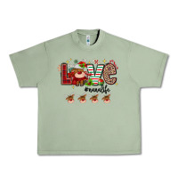 Oil Green love christmas Urban Heavy Tee - MaliasSmallBusiness
