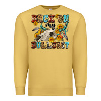 Antique Gold back on my bullshit western olivia Premium Sweatshirt - OliviaCreatesArt