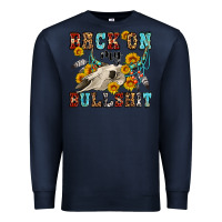 Navy back on my bullshit western olivia Premium Sweatshirt - OliviaCreatesArt