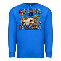 True Royal back on my bullshit western olivia Premium Sweatshirt - OliviaCreatesArt