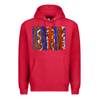 Cardinal Basketball brushstroke Premium Hoodie - HowdyJamesFarm