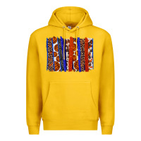 Lemon Basketball brushstroke Premium Hoodie - HowdyJamesFarm