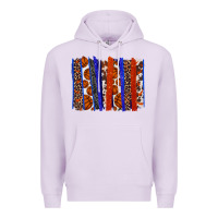 Lilac Basketball brushstroke Premium Hoodie - HowdyJamesFarm