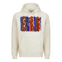 Oatmeal Heather Basketball brushstroke Premium Hoodie - HowdyJamesFarm