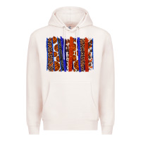 Pale Pink Basketball brushstroke Premium Hoodie - HowdyJamesFarm