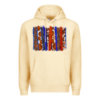Pina Colada Basketball brushstroke Premium Hoodie - HowdyJamesFarm