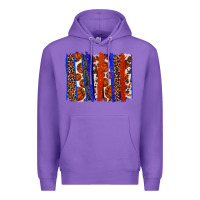 Purple Basketball brushstroke Premium Hoodie - HowdyJamesFarm