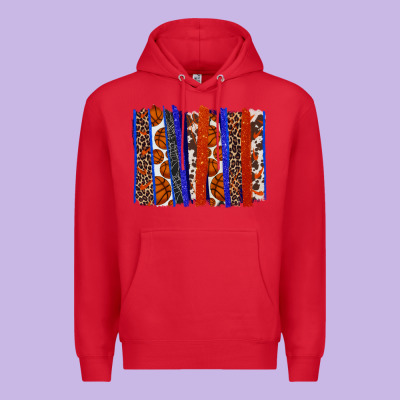 Basketball Brushstroke Premium Hoodie Designed By Howdyjamesfarm