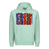 Seafoam Basketball brushstroke Premium Hoodie - HowdyJamesFarm