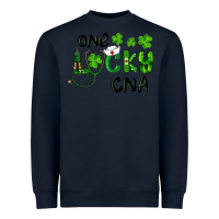 Navy St. Patrick's Day One Lucky Cna Heavyweight Sweatshirt - RanaPortraitStore