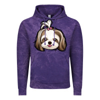 Cloud Purple shih tzu Vintage Hoodie - Jasminsmagicworld