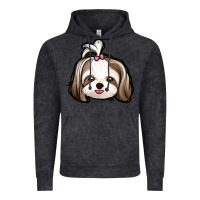 Vintage Black shih tzu Vintage Hoodie - Jasminsmagicworld