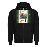 Black back to school truck Zipper Hoodie - TumblerDesignByShophia
