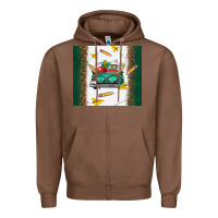 Chestnut back to school truck Zipper Hoodie - TumblerDesignByShophia