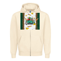 Sandshell back to school truck Zipper Hoodie - TumblerDesignByShophia