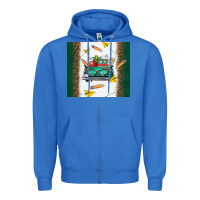 True Royal back to school truck Zipper Hoodie - TumblerDesignByShophia