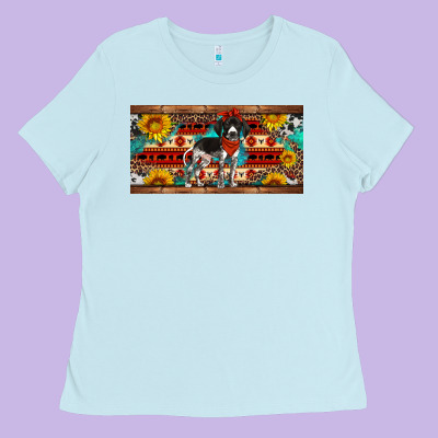 German Shorthaired Pointer License Plate Ladies Tee Designed By Artiststas