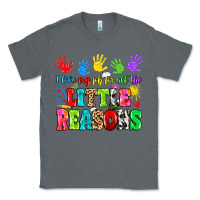 Charcoal Heather I love my job for all the little reasons Classic Tee - MaliasSmallBusiness