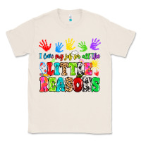 Natural I love my job for all the little reasons Classic Tee - MaliasSmallBusiness