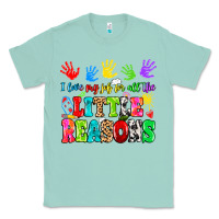 Seafoam I love my job for all the little reasons Classic Tee - MaliasSmallBusiness