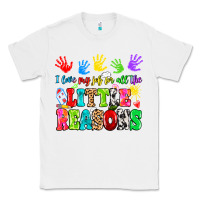 White I love my job for all the little reasons Classic Tee - MaliasSmallBusiness