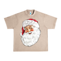 French Oak Santa Urban Heavy Tee - NancyCooperArtShop