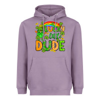 Lavender St. Patrick's Lucky little dude Heavyweight Hoodie - OliviaCreatesArt