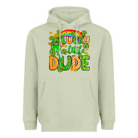 Matcha St. Patrick's Lucky little dude Heavyweight Hoodie - OliviaCreatesArt