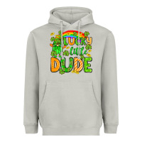 Moon Dust St. Patrick's Lucky little dude Heavyweight Hoodie - OliviaCreatesArt