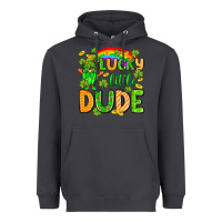 Smoke St. Patrick's Lucky little dude Heavyweight Hoodie - OliviaCreatesArt