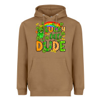 Toasted Coconut St. Patrick's Lucky little dude Heavyweight Hoodie - OliviaCreatesArt