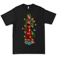 Black our lady of Guadalupe Christmas Premium Tee - Jasminsmagicworld