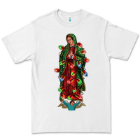 White our lady of Guadalupe Christmas Premium Tee - Jasminsmagicworld