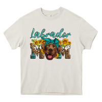 Cream labrador mom Heavy Core Tee - Artiststas