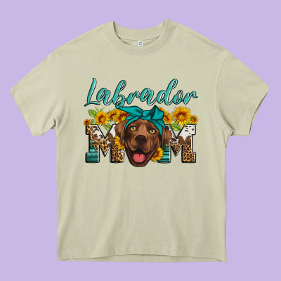 Labrador Mom Heavy Core Tee Designed By Artiststas