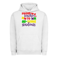 Pigment Lunar Rock proud teacher to ausome students Urban Hoodie - CowhideDigitalArt