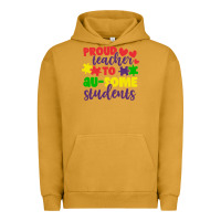 Pigment Peanut Butter proud teacher to ausome students Urban Hoodie - CowhideDigitalArt